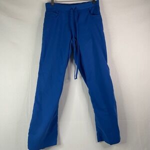 Grey's Anatomy‎ Scrub Pants Drawstring Elastic Waist Blue Medical Sz XSP *Flaw
